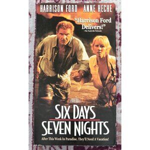 Six Days, Seven Nights (VHS, 1998) Harrison Ford, Anne Heche, David Schwimmer
